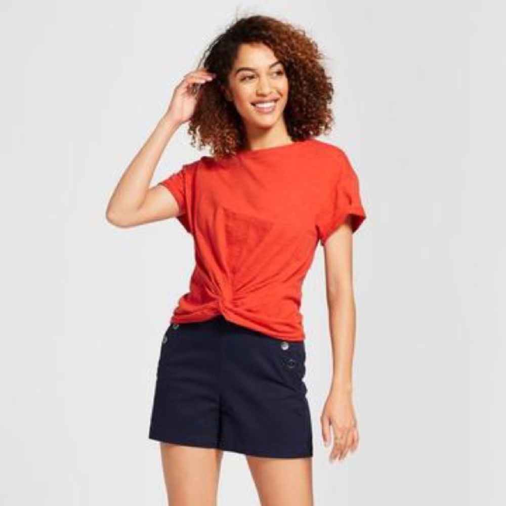 Tie front top!